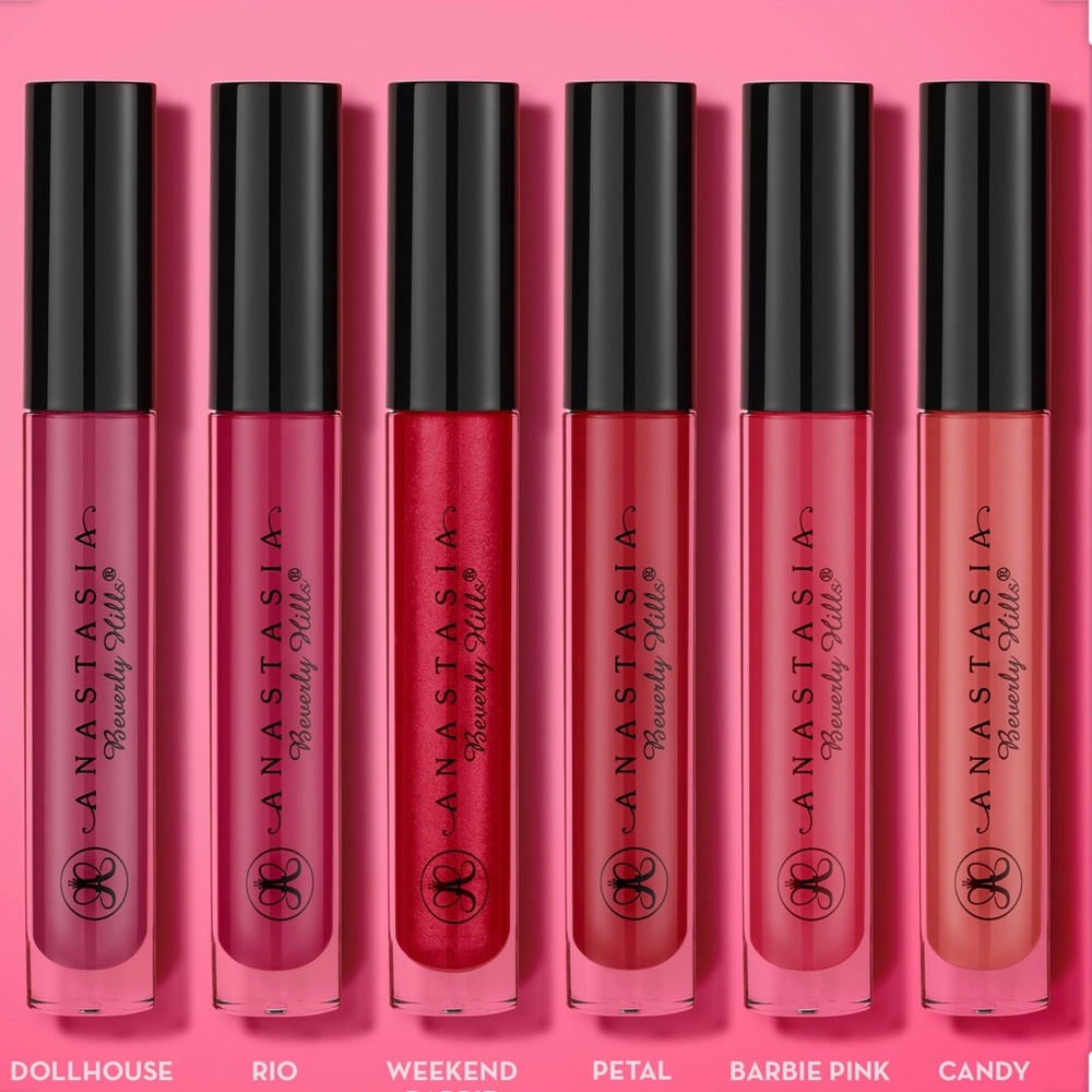 5 Pc Full Size Anastasia Beverly Hills Lip Glosses - Picture 6 of 10